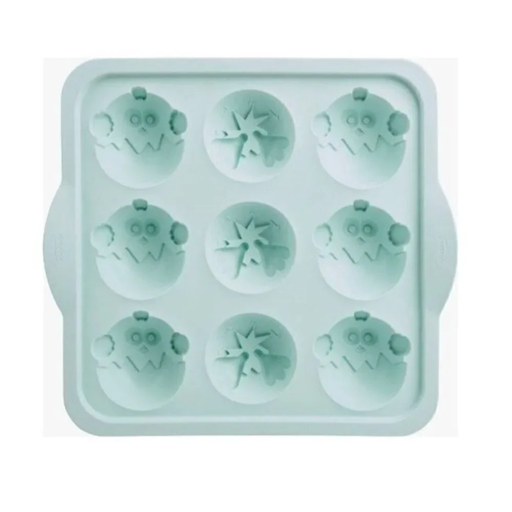 Trudeau Silicone Chicks and Eggs Cupcake Pan Easter Spring